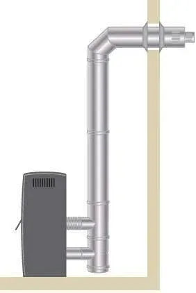 Ustensile de cuisson, IP65, noir, Kit raccordement ISOTIP étanche horizontal réglable, Øint 80, Øext 125, 843802
