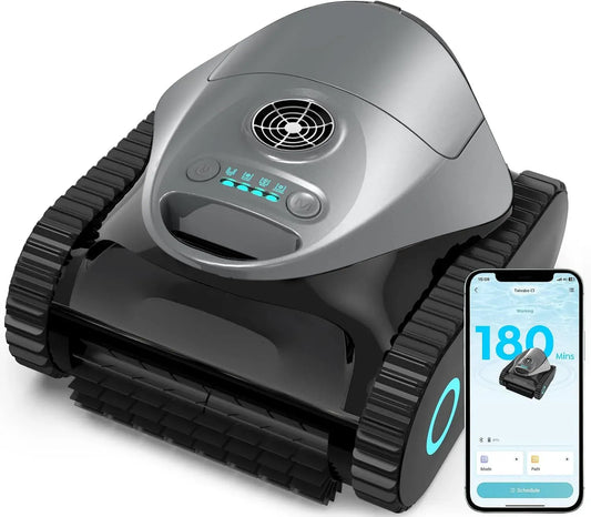 Robot, robot nettoyeur de piscine, 150 m, 7 modes, pour eau douce et salée