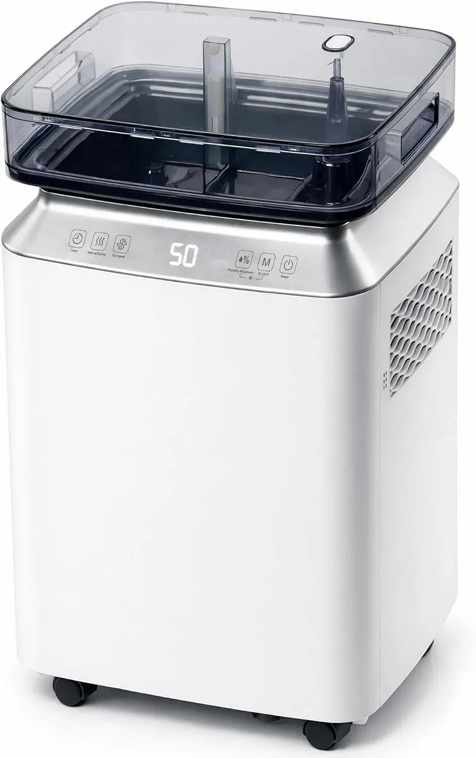 Déshumidificateur 80L/Jour, 8 L, grand réservoir, professionnel