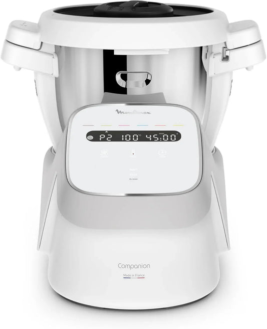 Moulinex Cuiseur, Robot, 3 L, 12 programmes, gris, pour 10 personnes