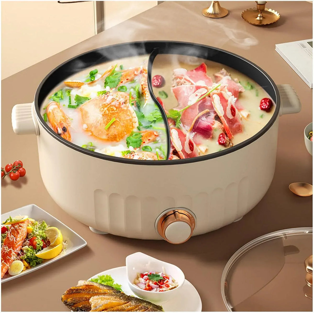 Fondue, IP65, revêtement antiadhésif, blanc, pour Les RéUnions De Famille, ARTSIM