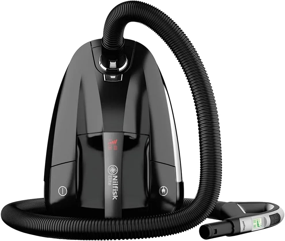 Aspirateur BMSU14P10A1, 3,6 L, 650 W, noir, appareil électrique d'aspiration, Nilfisk Elite Aspirateur pour Sols et Tapis