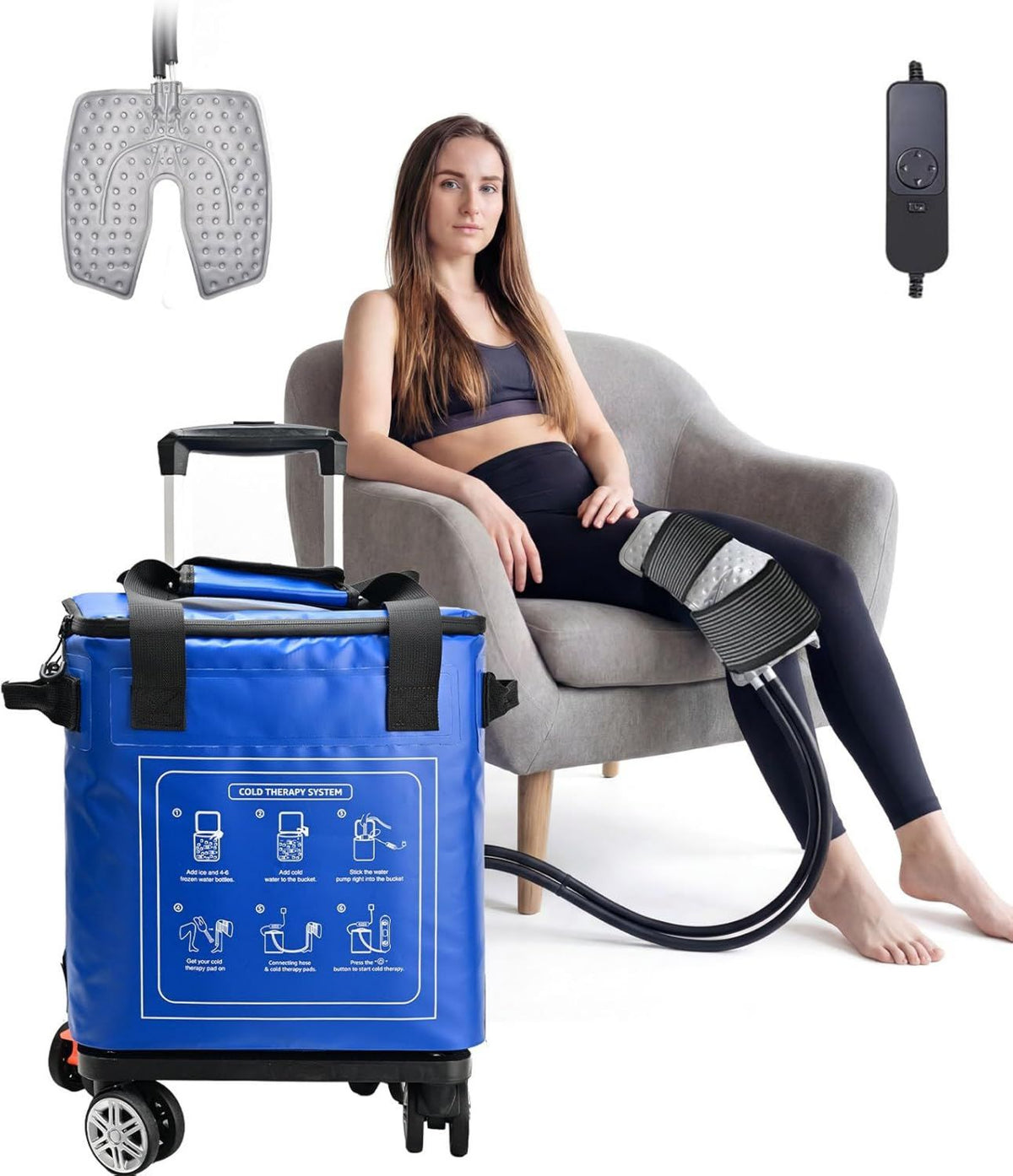 Machine de thérapie par le froid avec minuterie programmable - format portable